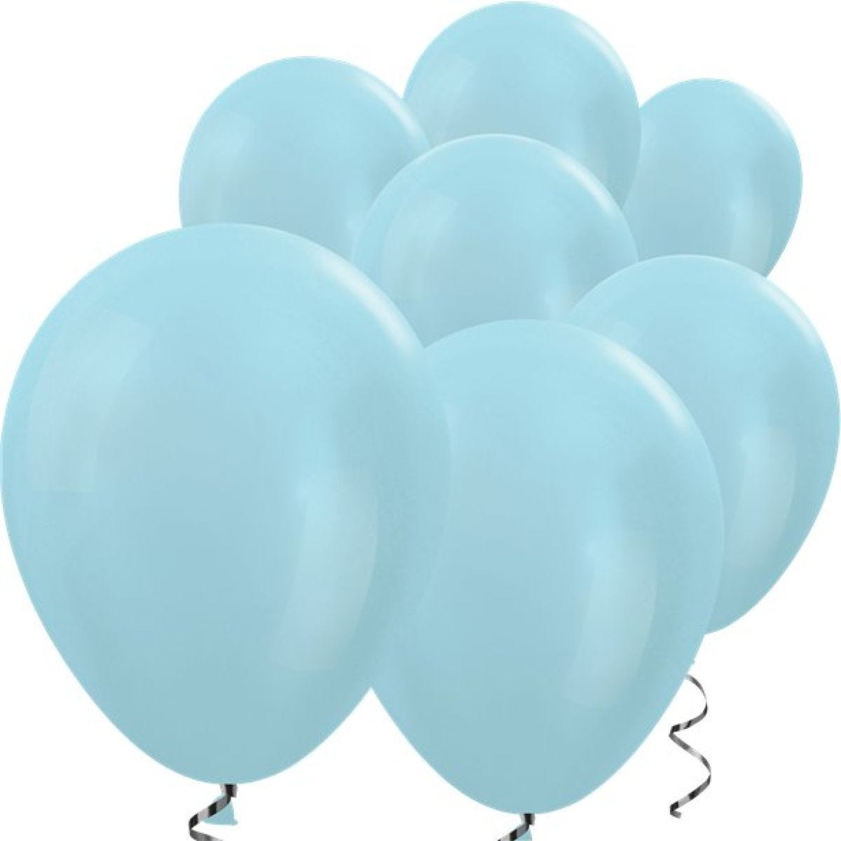 Blue Satin Mini Balloons - 5" Latex Balloons