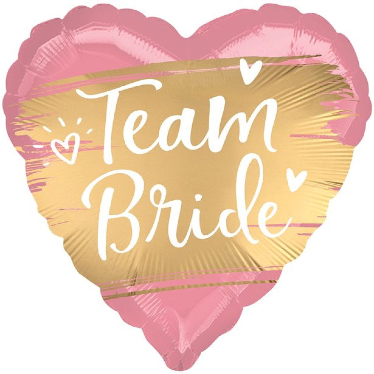 Pink & Gold Team Bride Foil Balloon - 18"