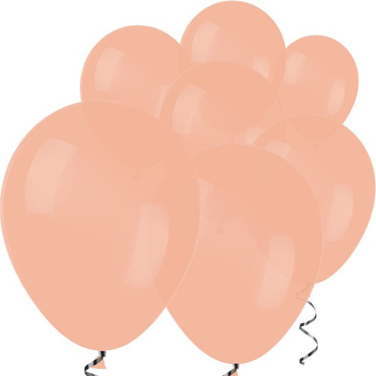 Peach Mini Balloons - 5" Latex Balloons