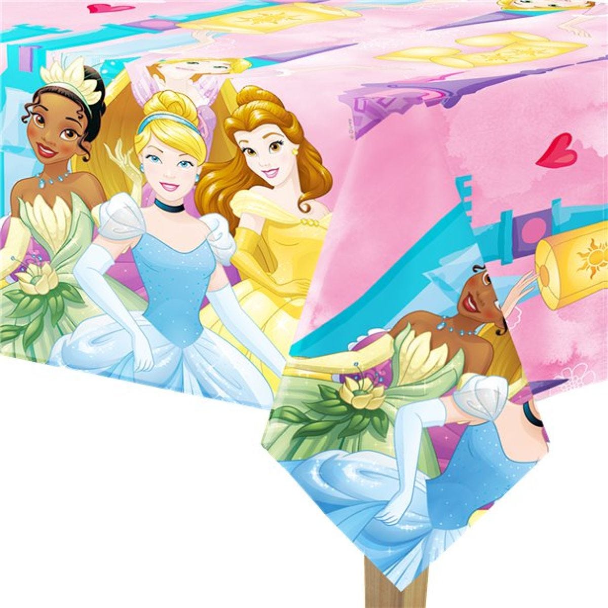 Disney Princess Live Your Story Plastic Tablecover - 1.8m x 1.2m