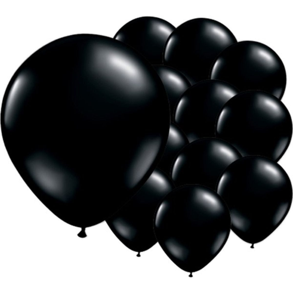 Onyx Black Balloons - 5&apos;&apos; Latex