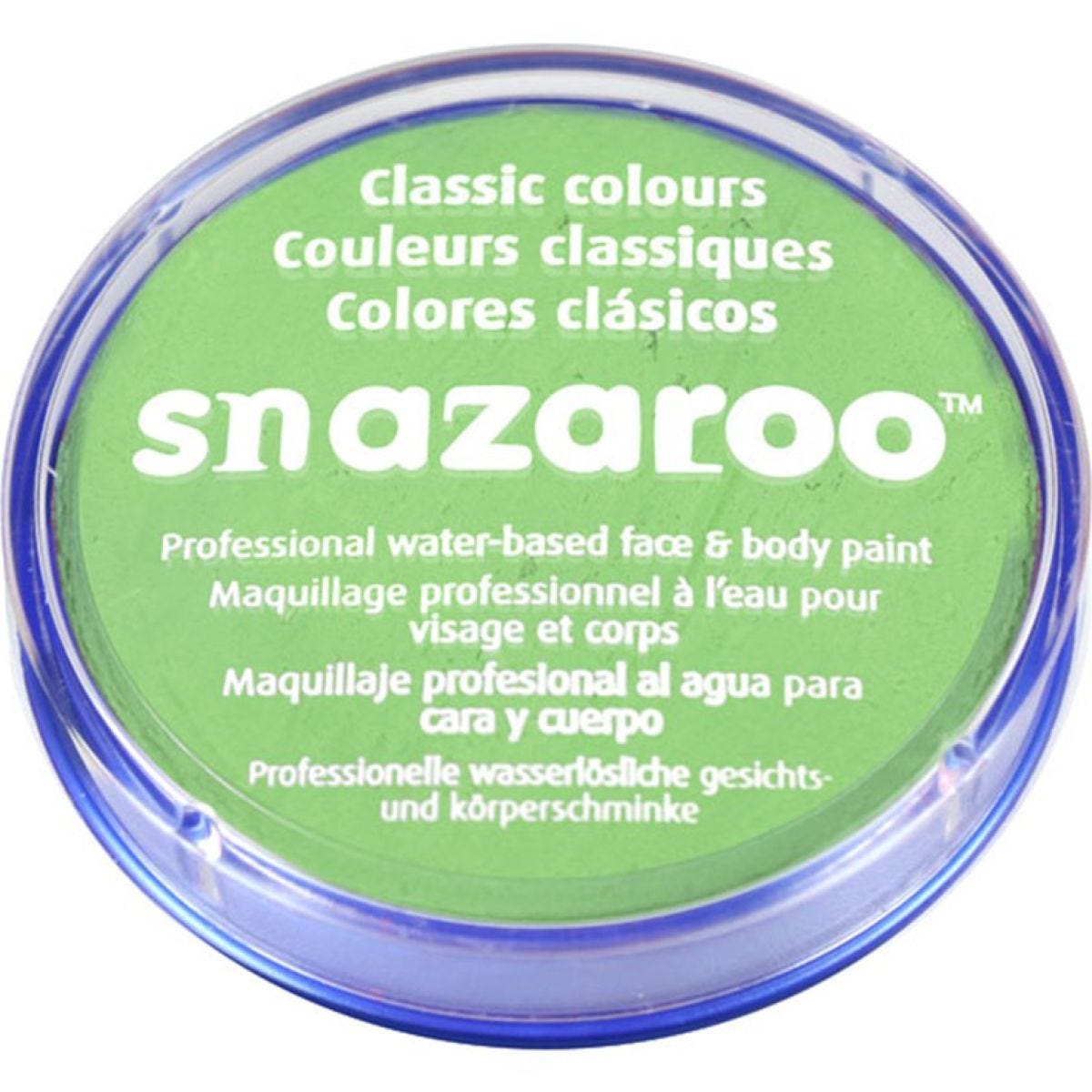 Snazaroo Classic Face Paint, 18ml, Pale Green