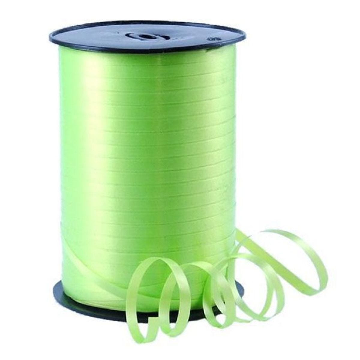 Lime Green Curling Balloon Ribbon - 500m