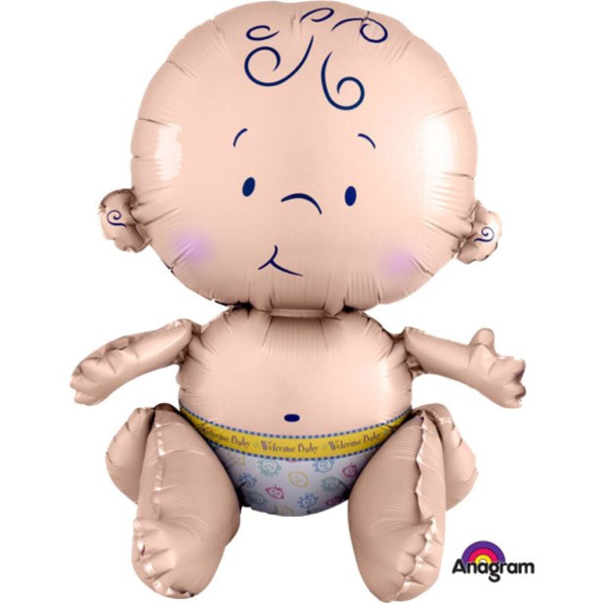 Sitting Baby Foil Balloon - 15"