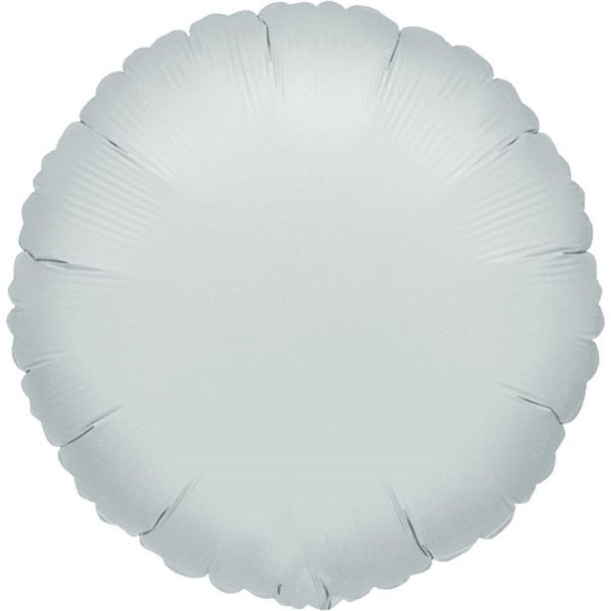 Silver Round Balloon - 18&apos;&apos; Foil - unpackaged