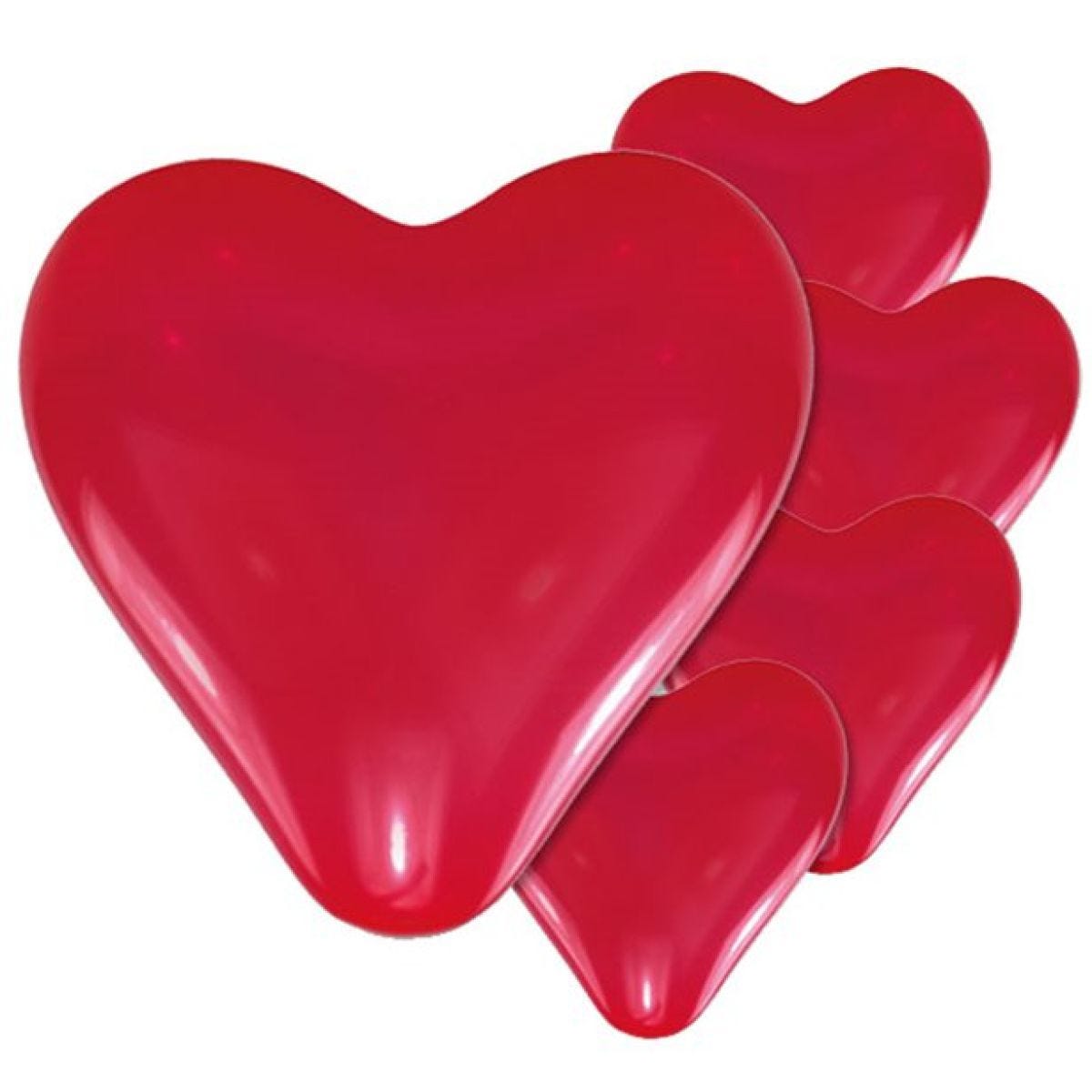 Red Heart Valentine&apos;s Balloons - 11" Latex