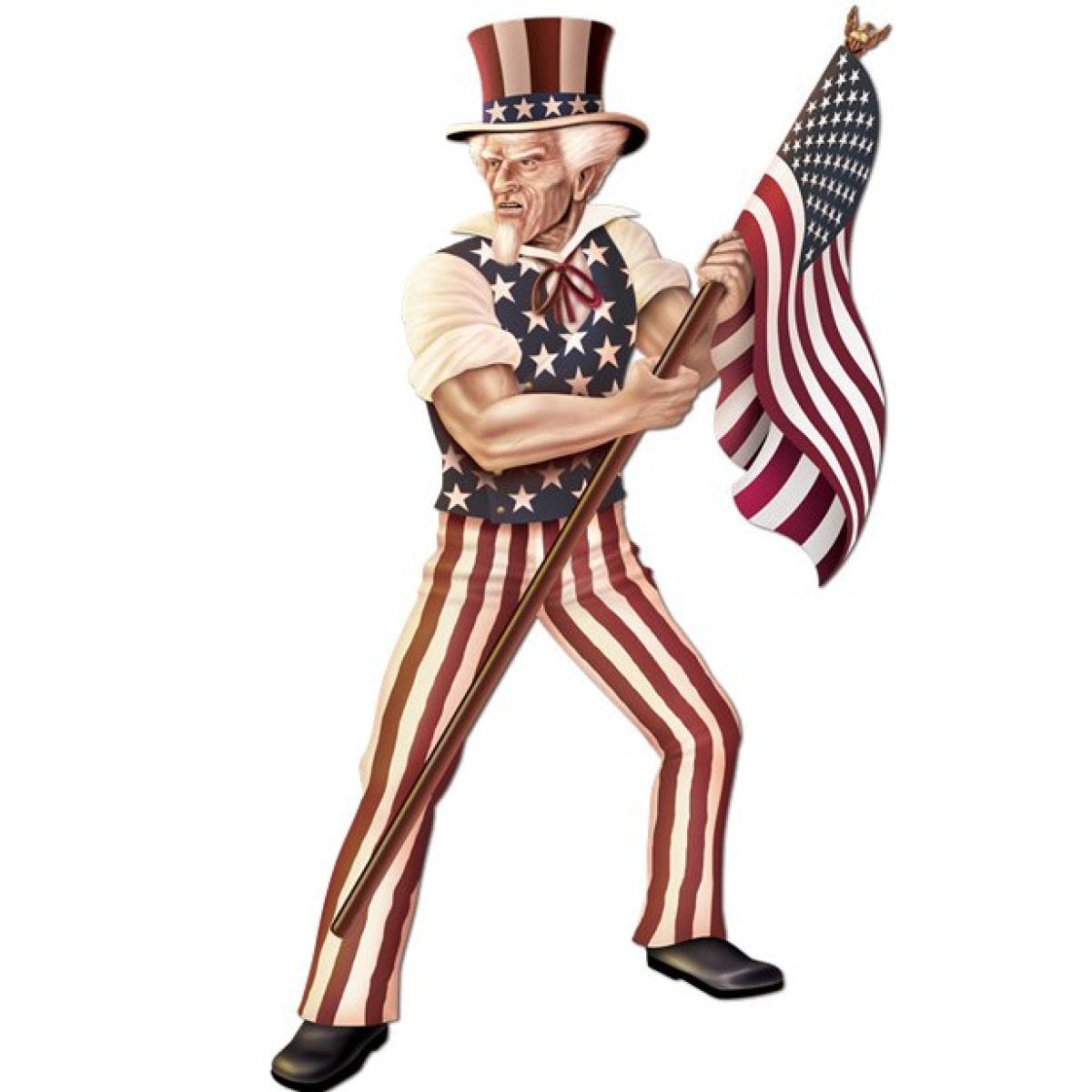 Uncle Sam Cardboard Cutout - 1.68m