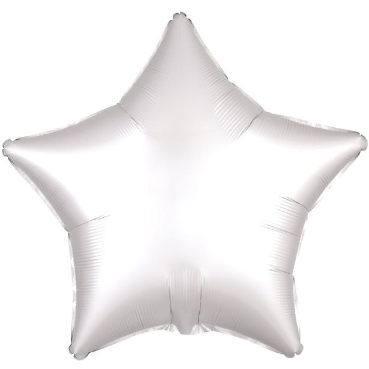 White Star Satin Luxe Balloon - 18&apos;&apos; Foil - unpackaged