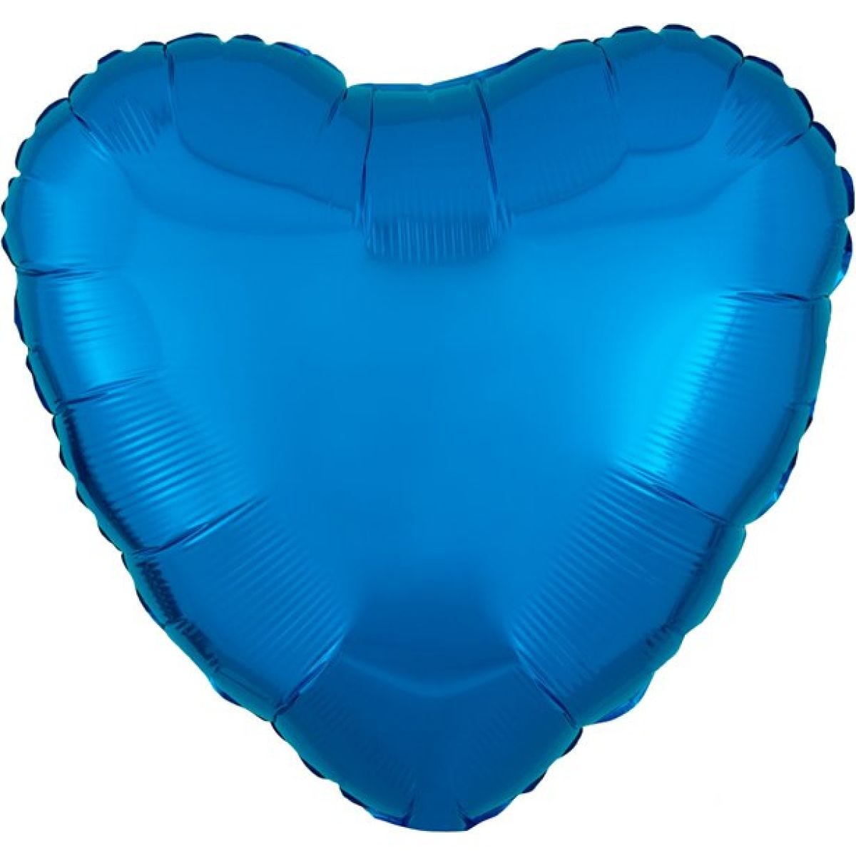 Metallic Blue Heart Balloon - 18&apos;&apos; Foil