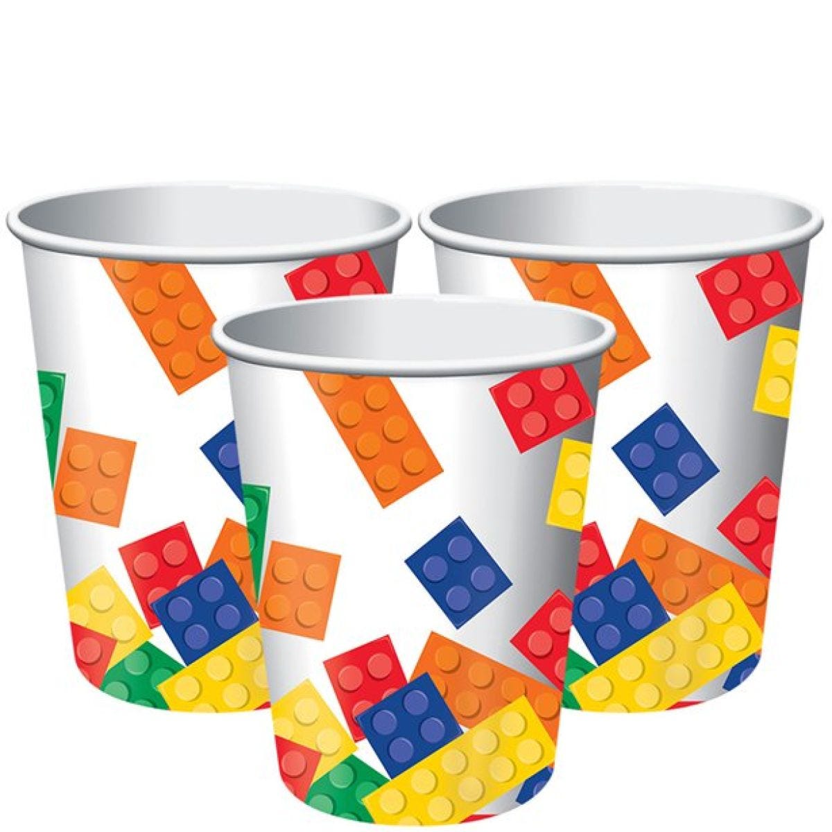 Block Party Paper Cups - 255ml