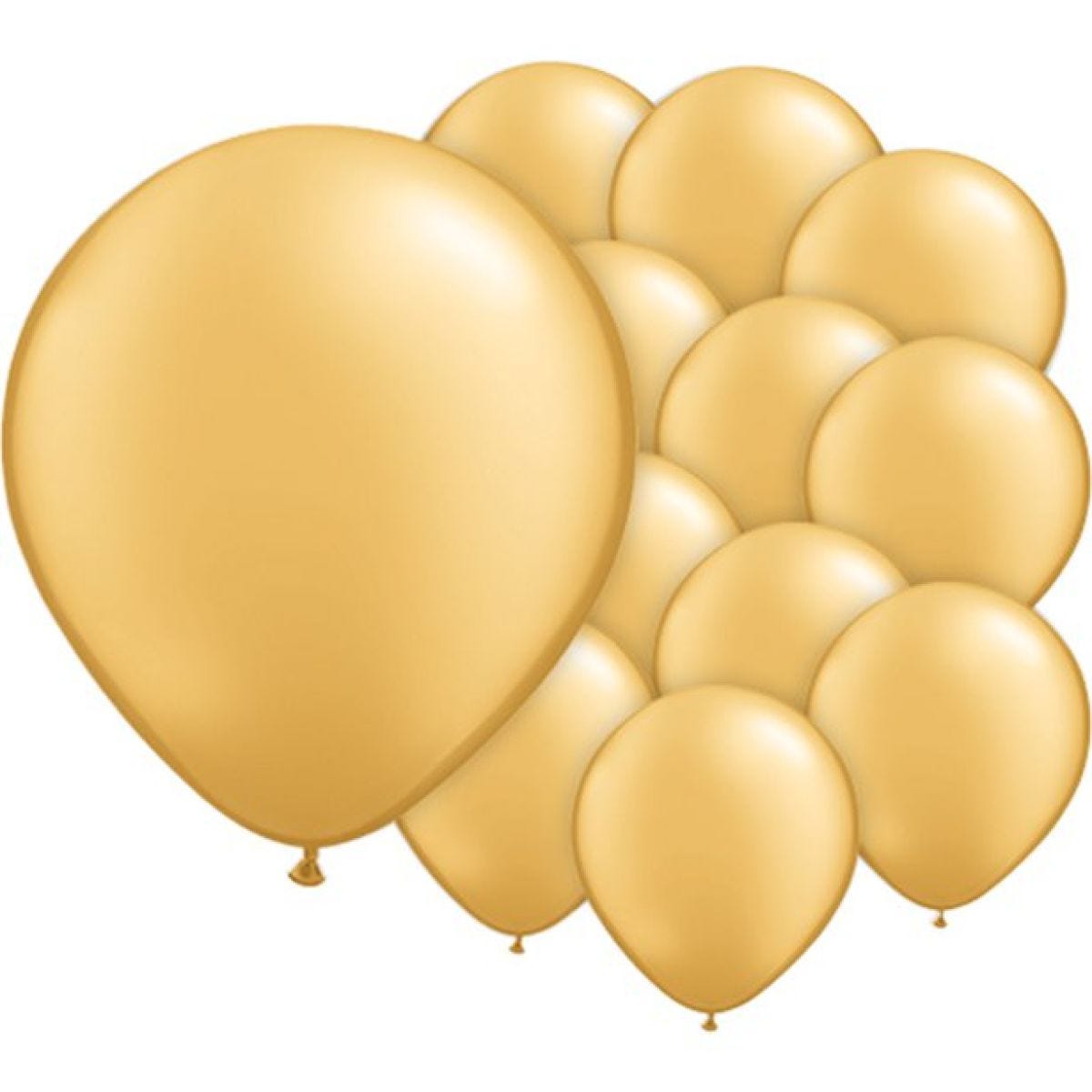 Gold Latex Balloons - 5"