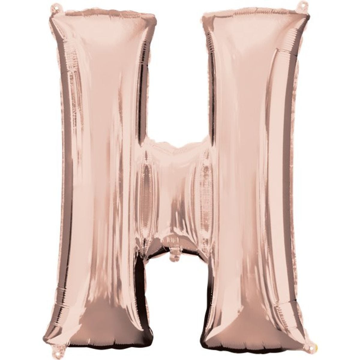 Rose Gold Letter H Balloon - 34 Foil