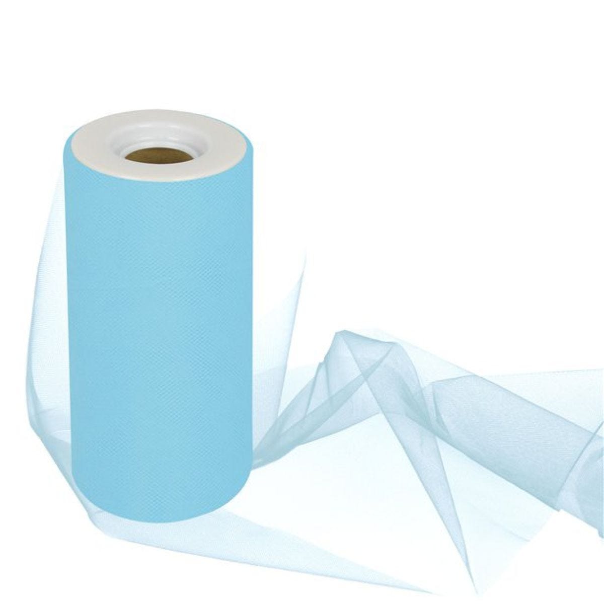 Turquoise Tulle Roll - 15cm x 25m