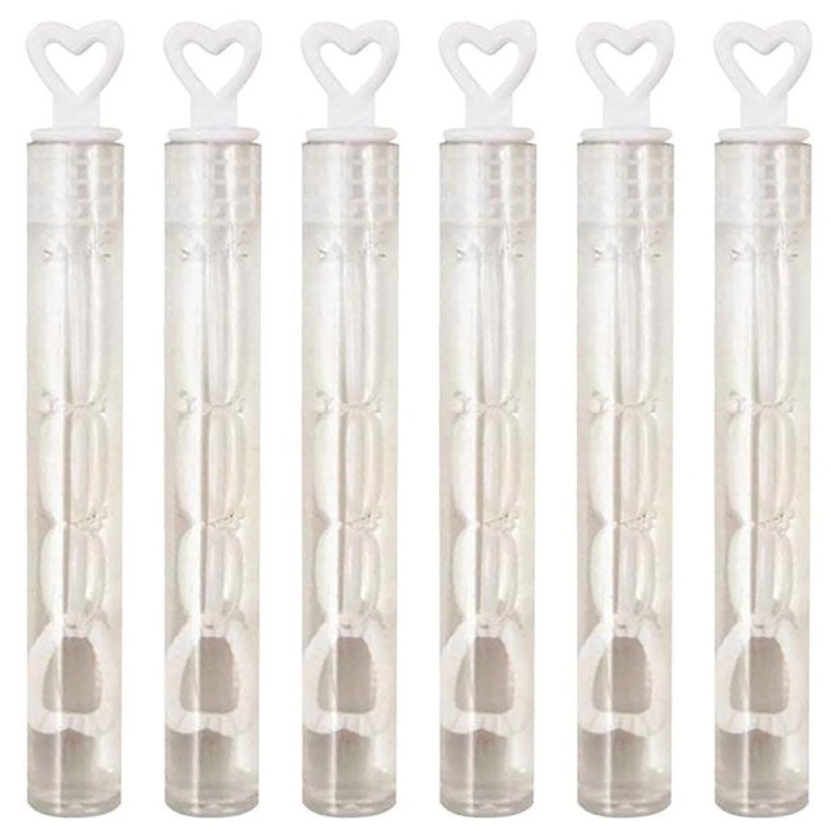 White Heart Tube Bubbles