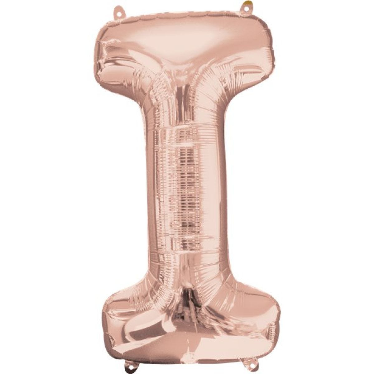 Rose Gold Letter I Balloon - 34 Foil