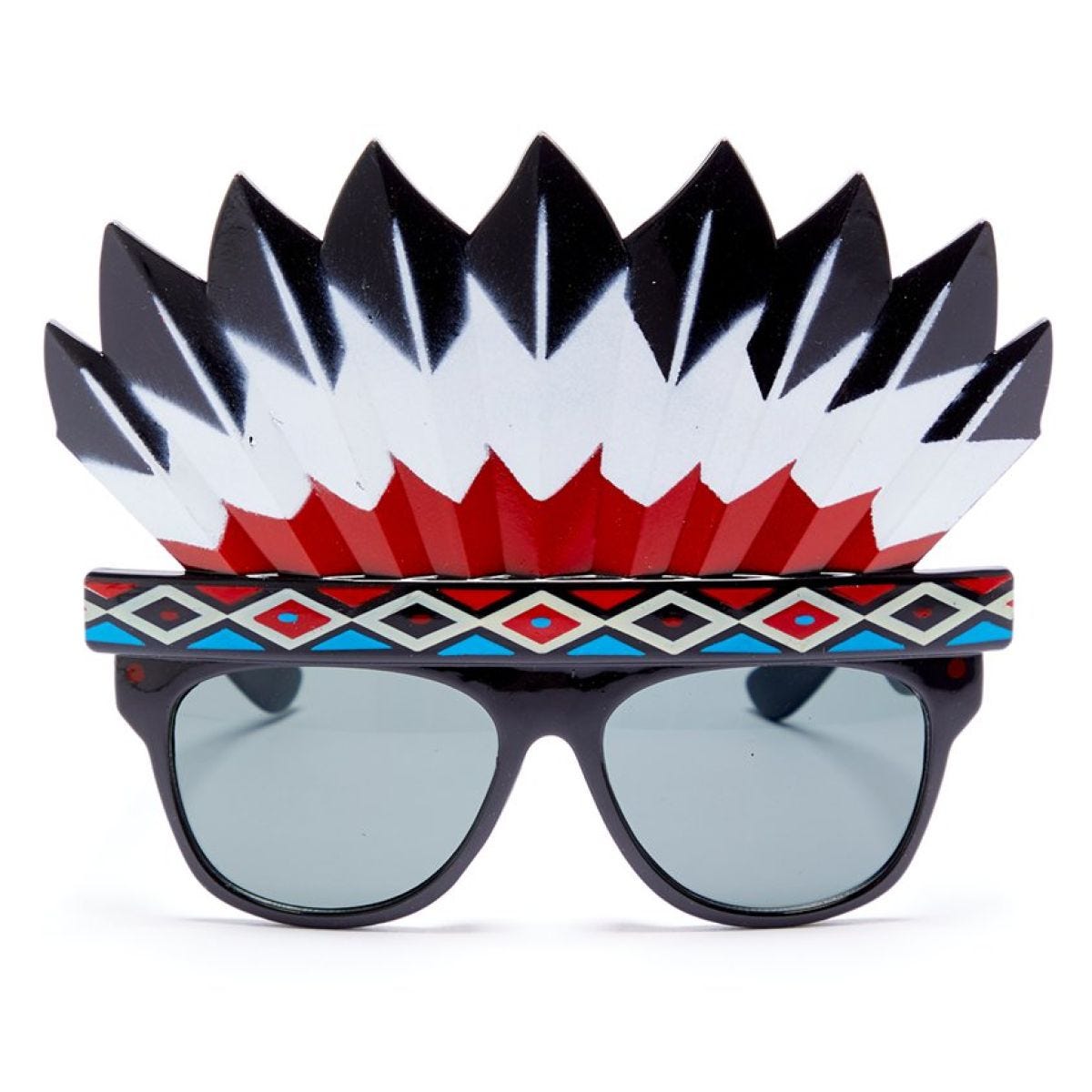 Wild  West Head Dress Glasses