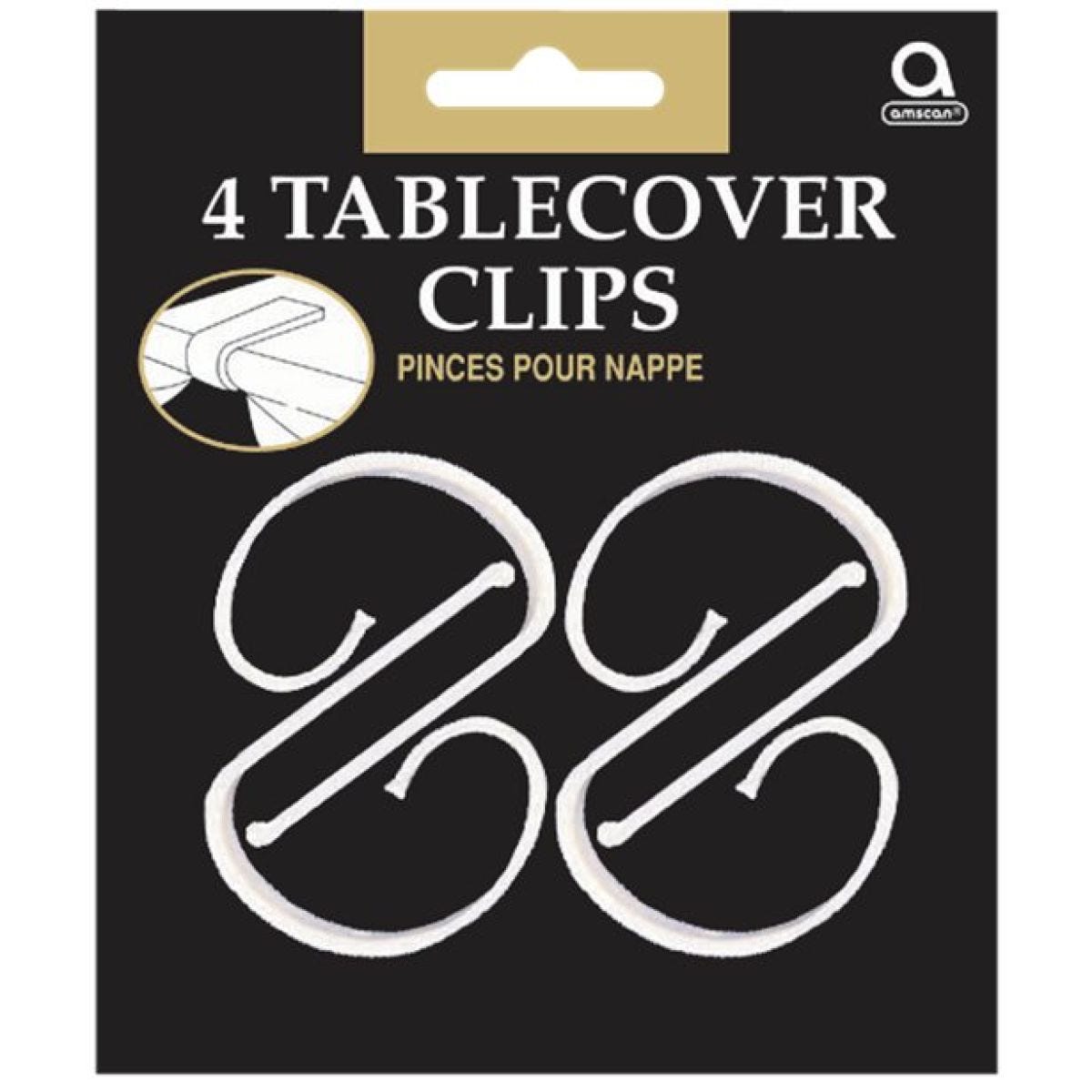 Plastic Table Cover Clips (4pk)