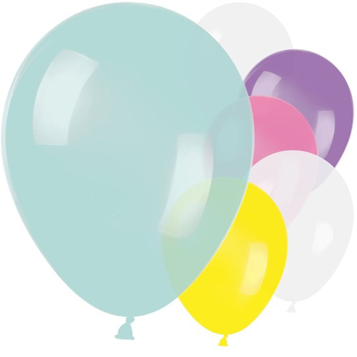 Assorted Pearl Latex Balloons - 11"