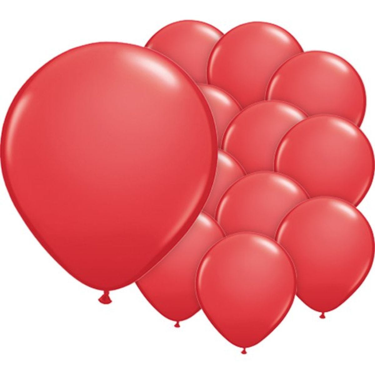 Red Balloons - 5&apos;&apos; Latex