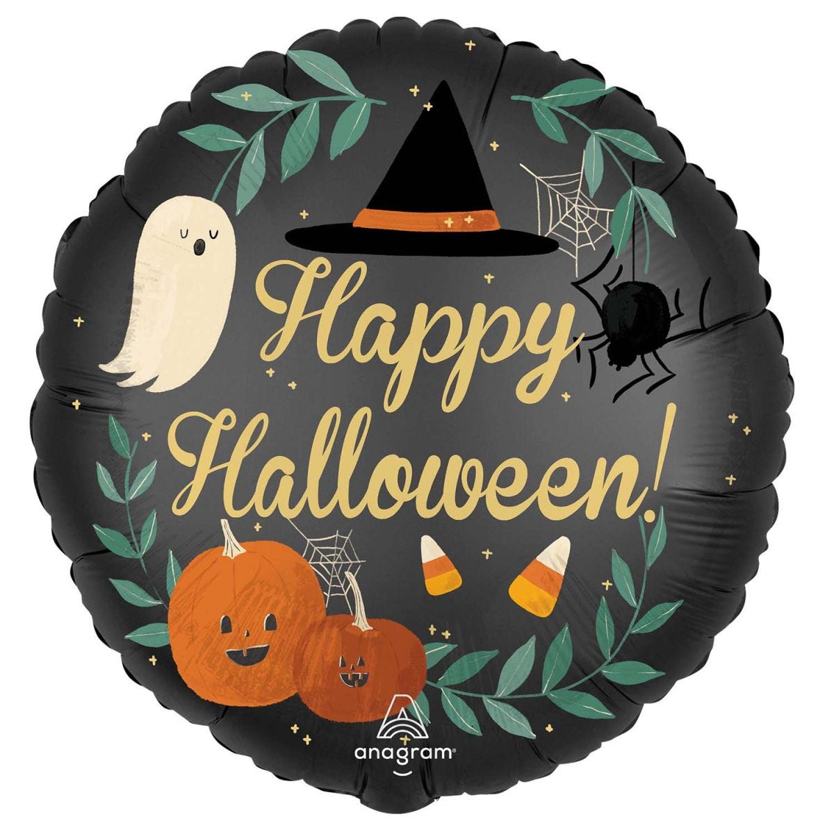 Nature in the Night Satin Luxe Round Balloon - 18" Foil