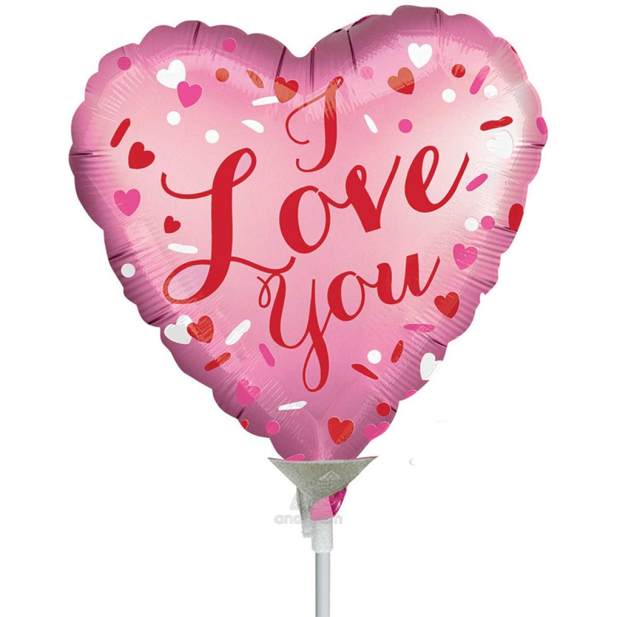 Valentines I Love You Mini Aifilled Balloon