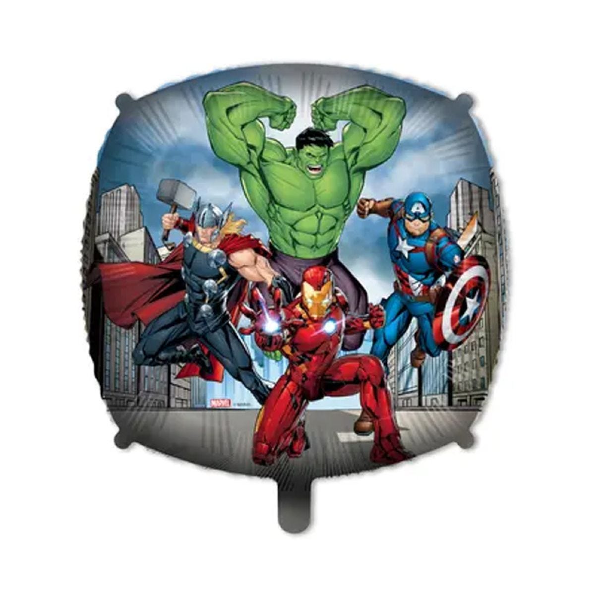 Avengers 18" Square Foil Balloon with String & Weight