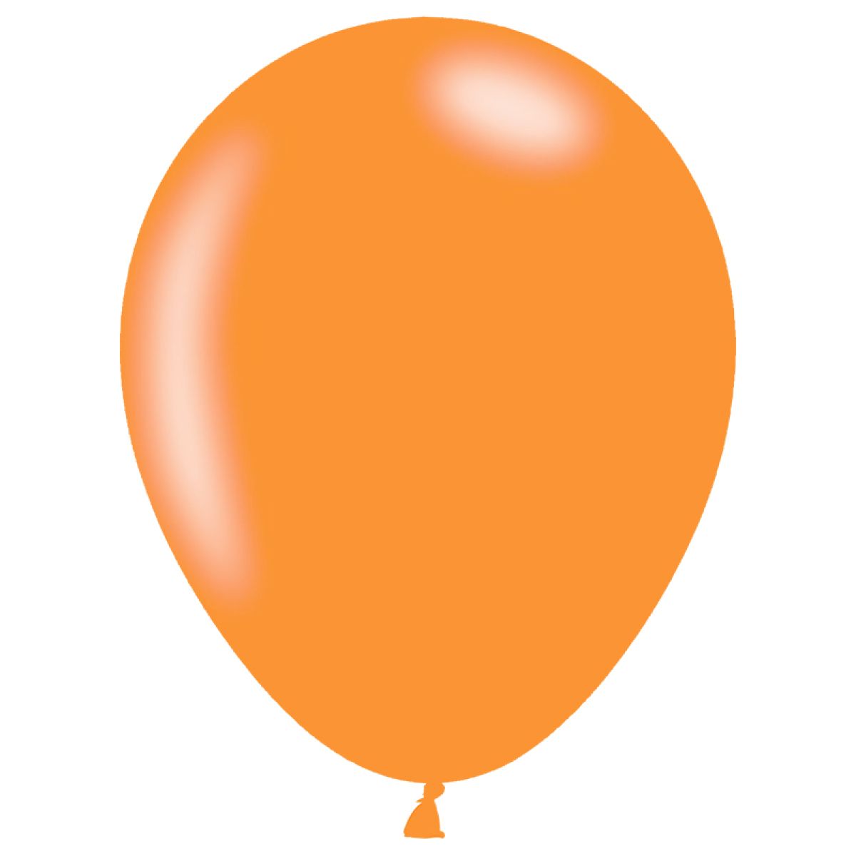 Orange Balloons - 11&apos;&apos; Metallic Latex 10pk)