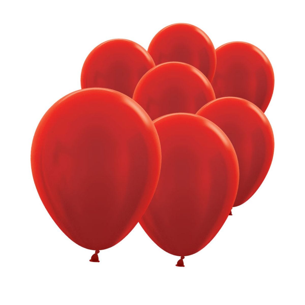 Red Metallic Mini Balloons - 5" Latex (100pk)