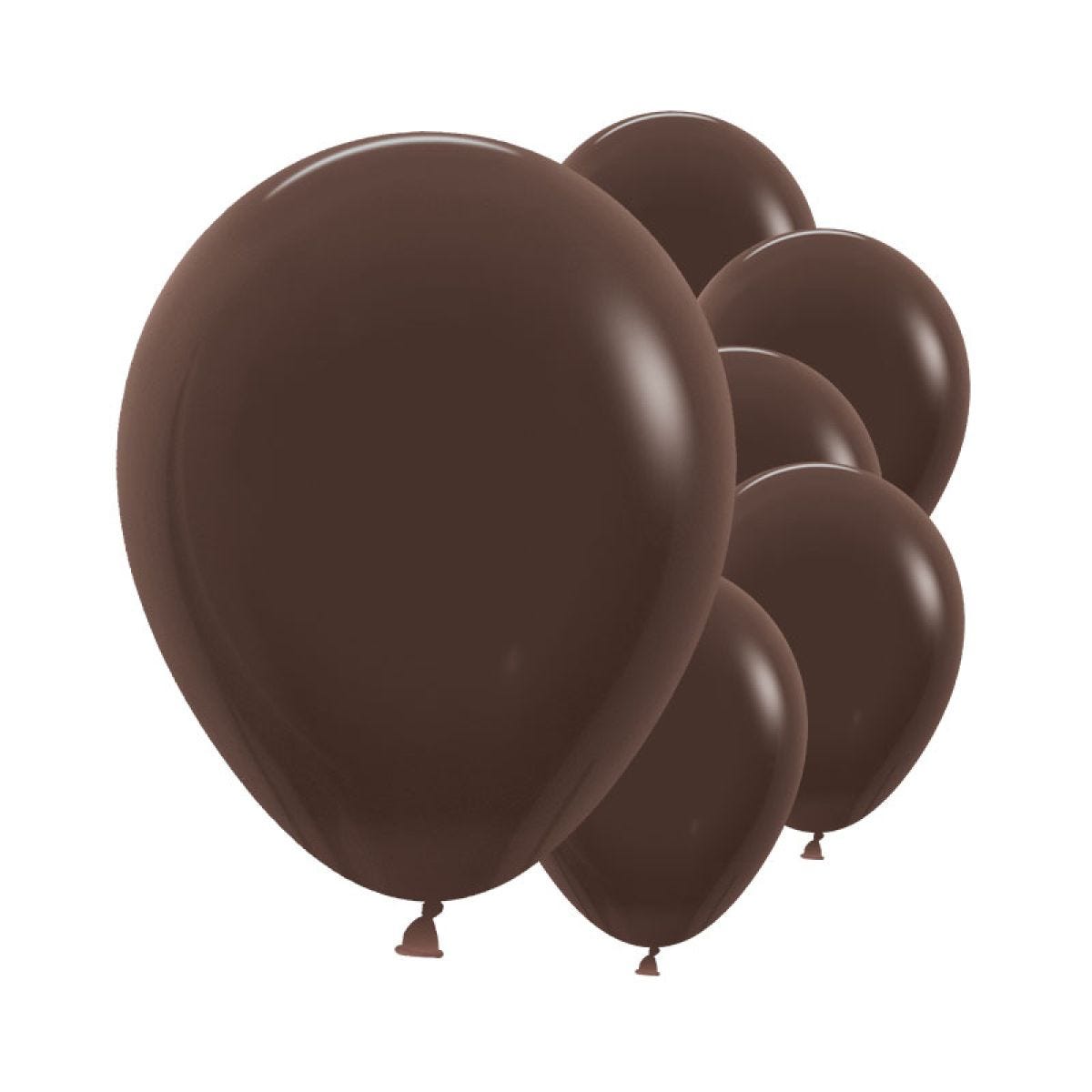 Chocolate Balloons - 12" Latex (50pk)