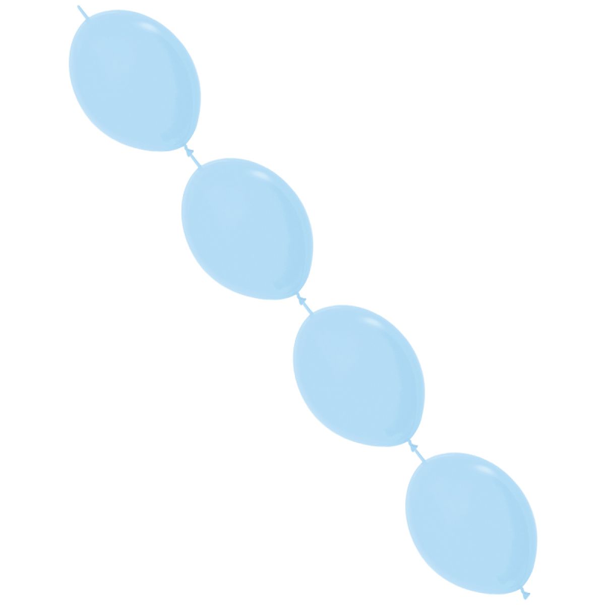Pastel Blue Link-o-Loon Balloon - 6" Latex (100pk)