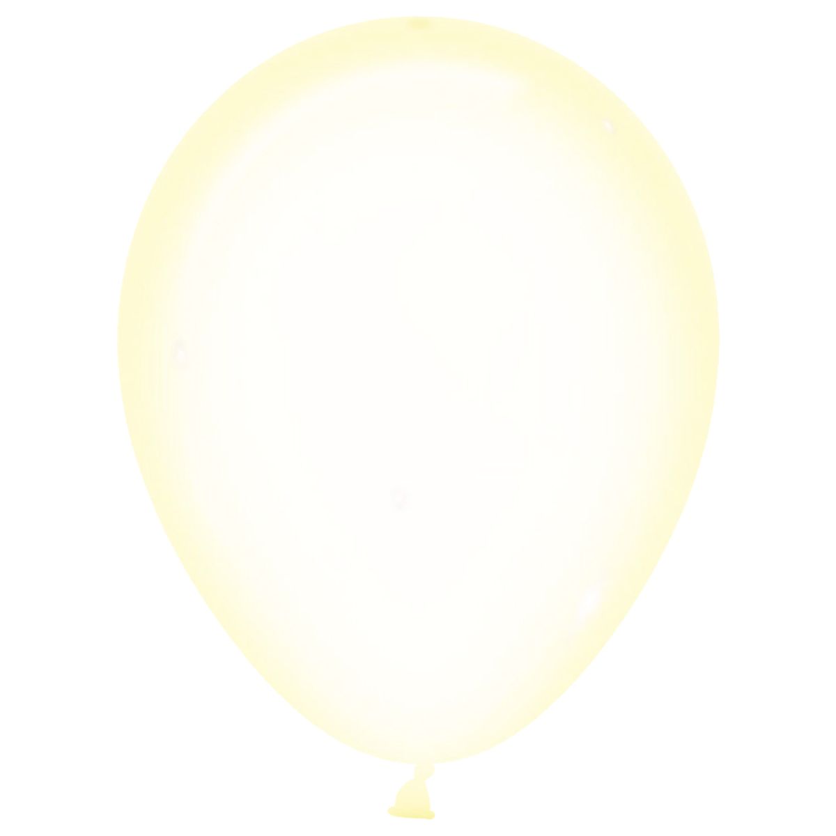 Pastel Yellow Crystal Balloons - 12" Latex (50pk)