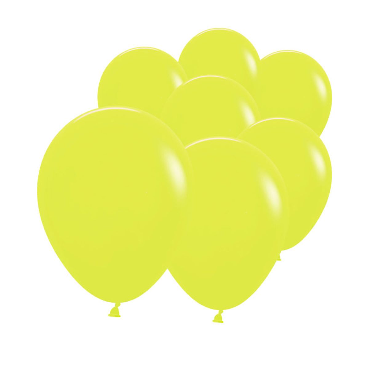 Neon Yellow Mini Balloons - 5" Latex (100pk)