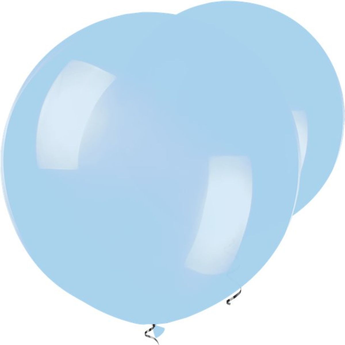 Baby Blue Balloons - 17" Latex (50pk)