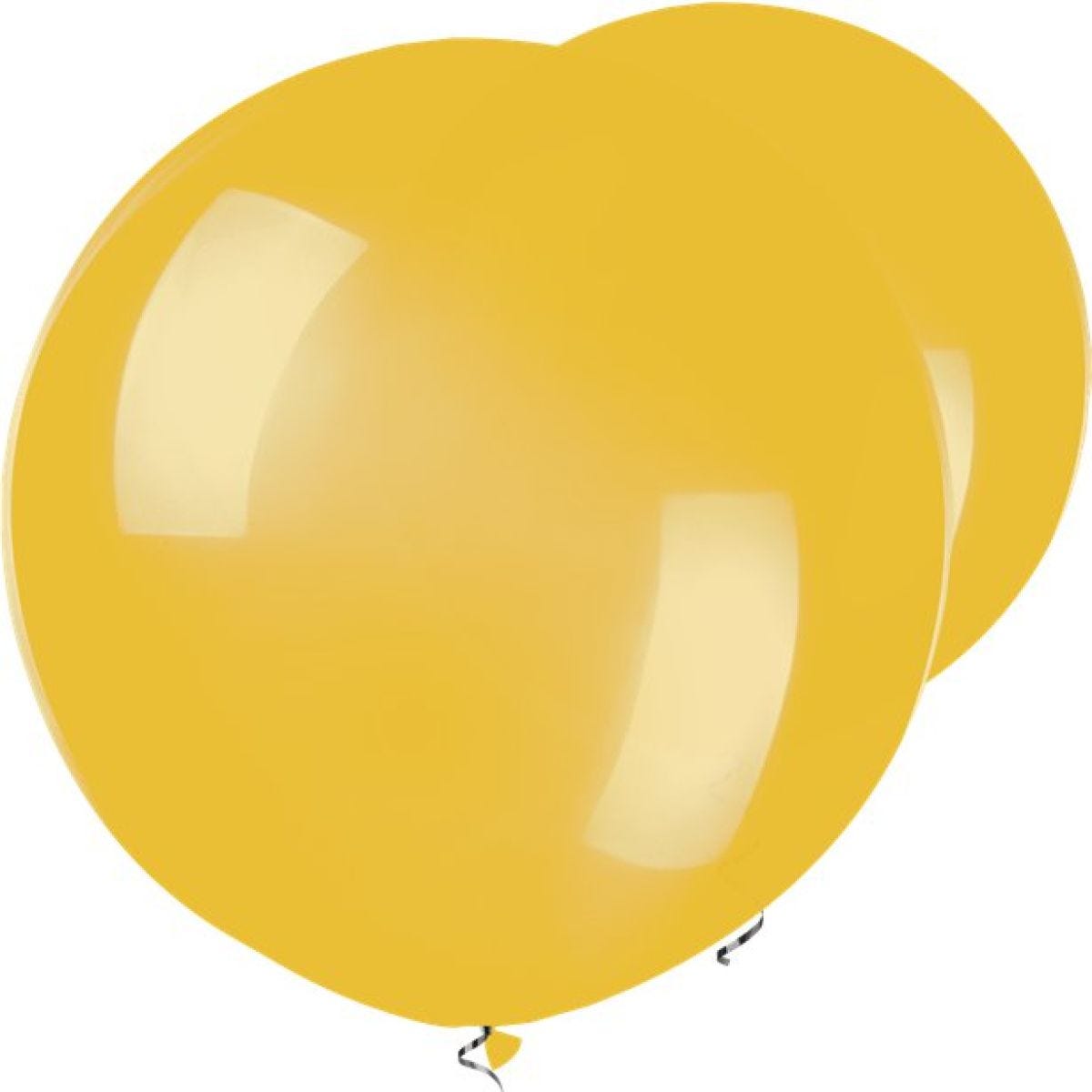 Mustard Balloons - 17" Latex (50pk)