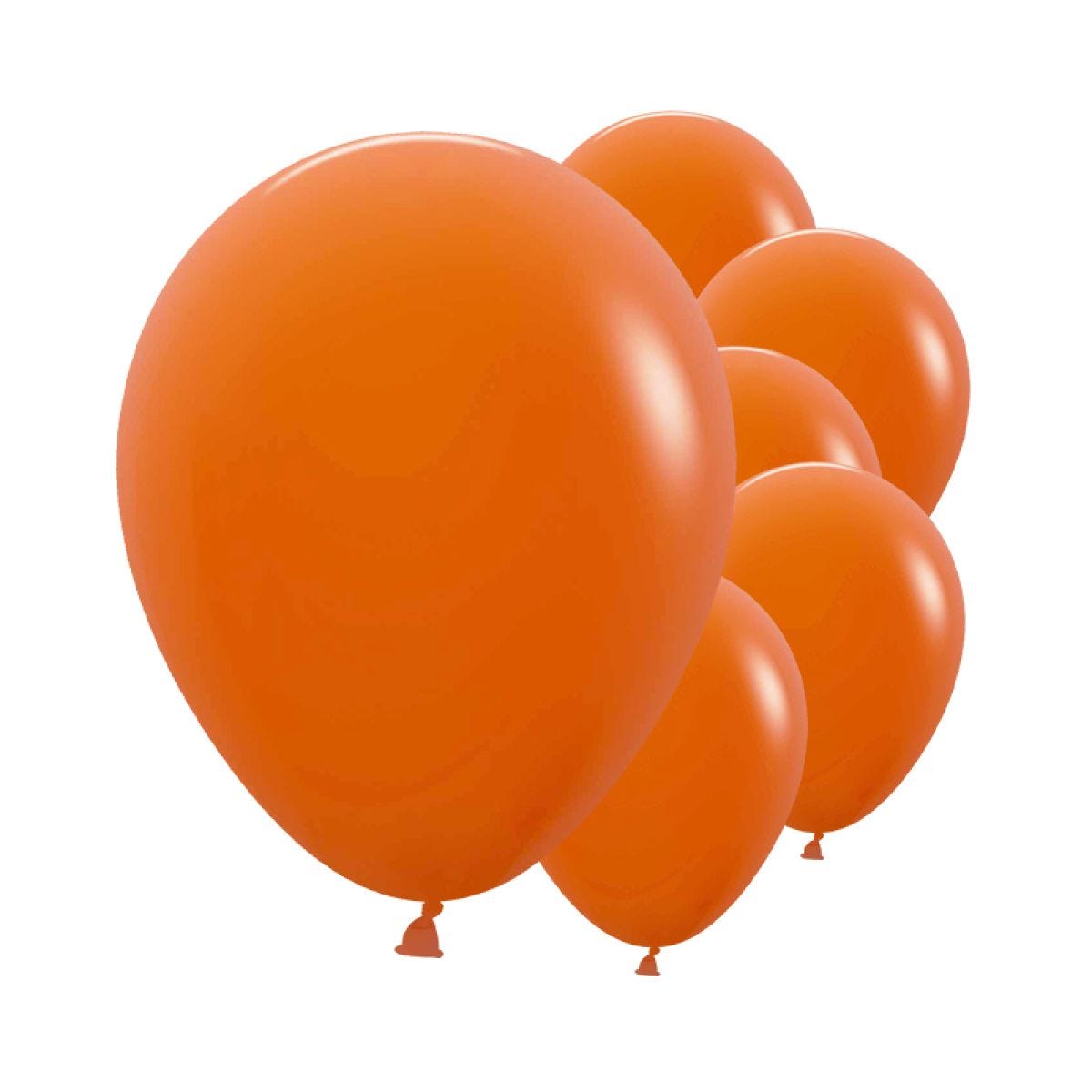 Sunset Orange Balloons - 12" Latex (50pk)