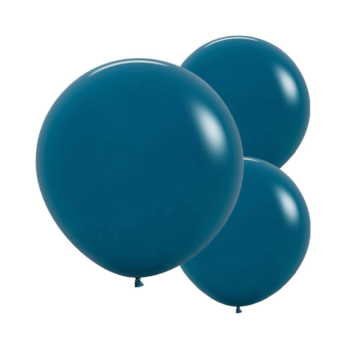 Deep Teal Balloons - 24" Latex (3pk)