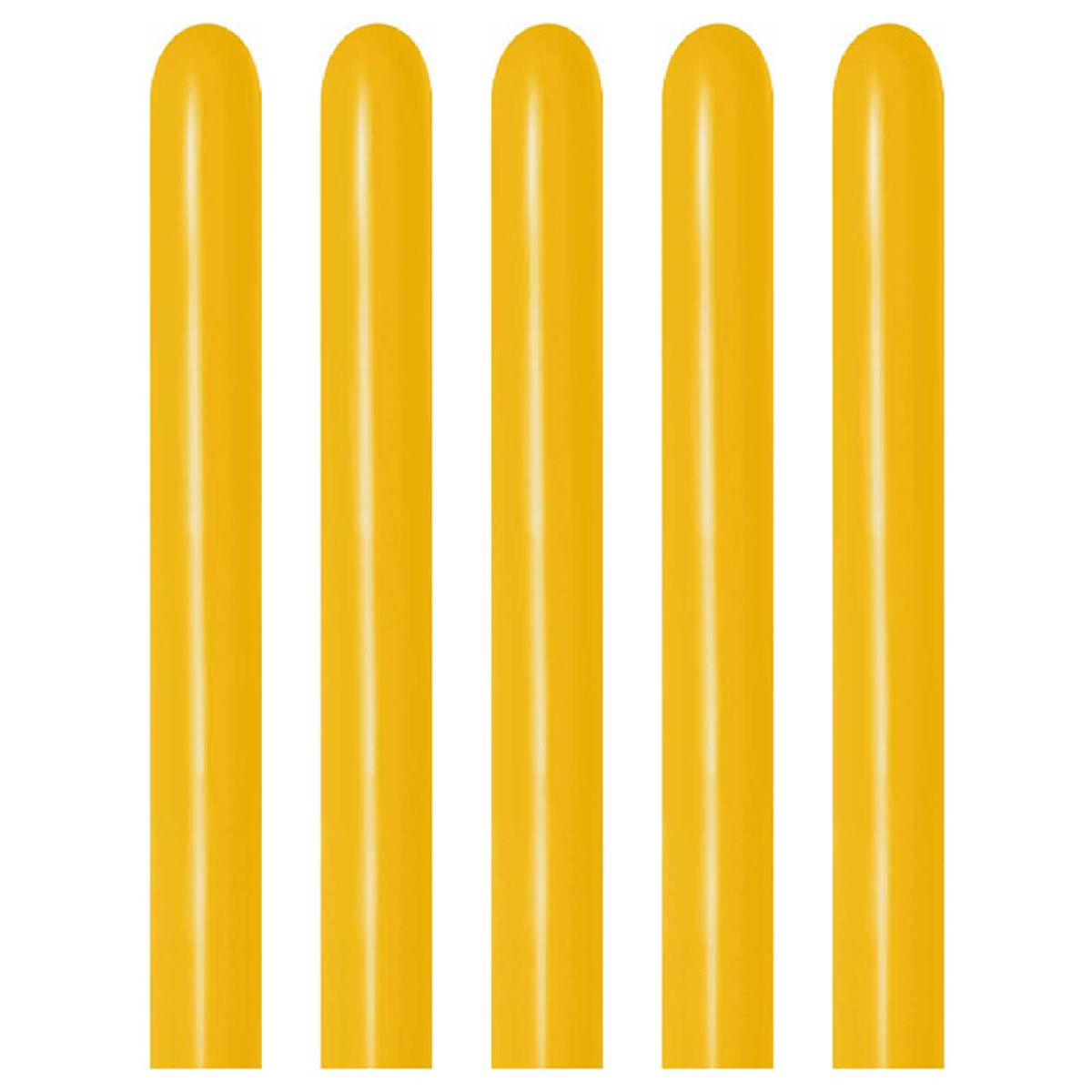 Honey Yellow Modelling Balloons - 260 Latex (100pk)