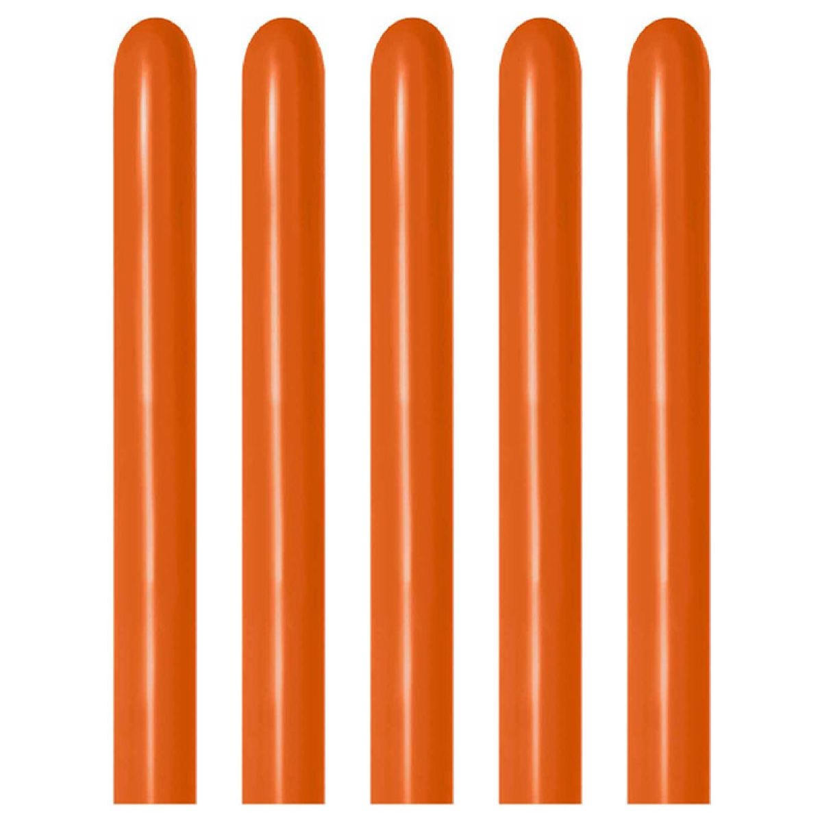 Sunset Orange Modelling Balloons - 260 Latex (100pk)
