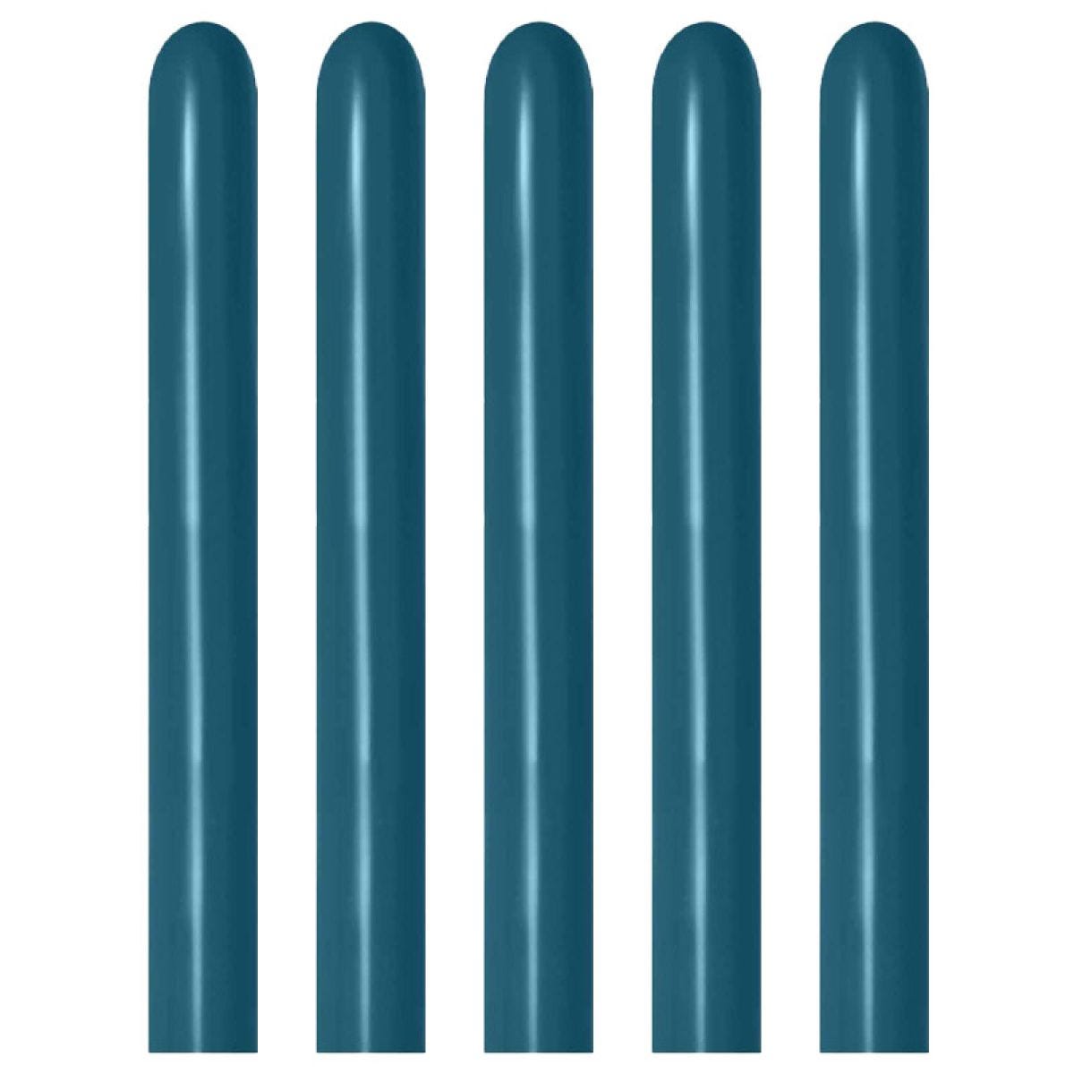 Deep Teal Modelling Balloons - 260 Latex (100pk)