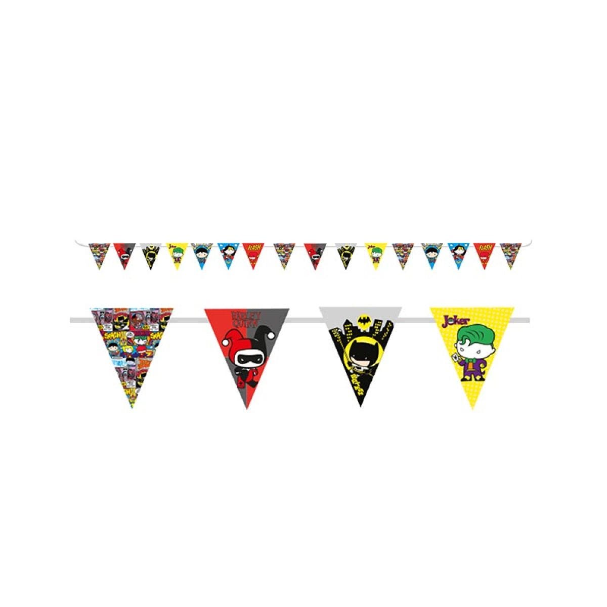 Justice League Paper Letter Banner - 3m