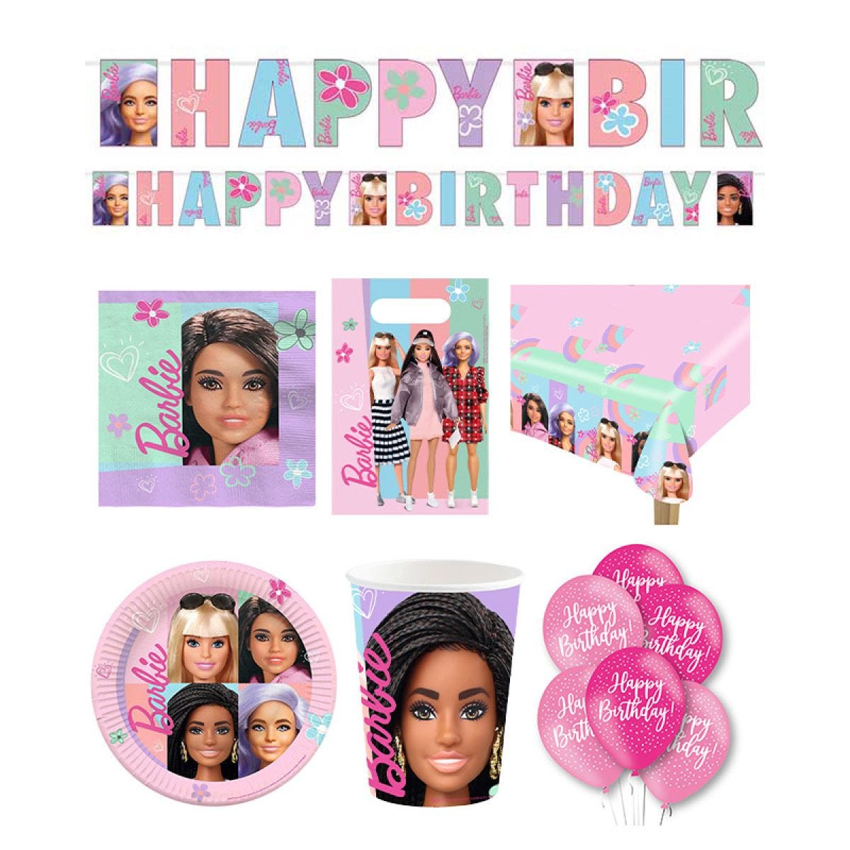 Barbie Birthday Party Pack - 48 Pcs