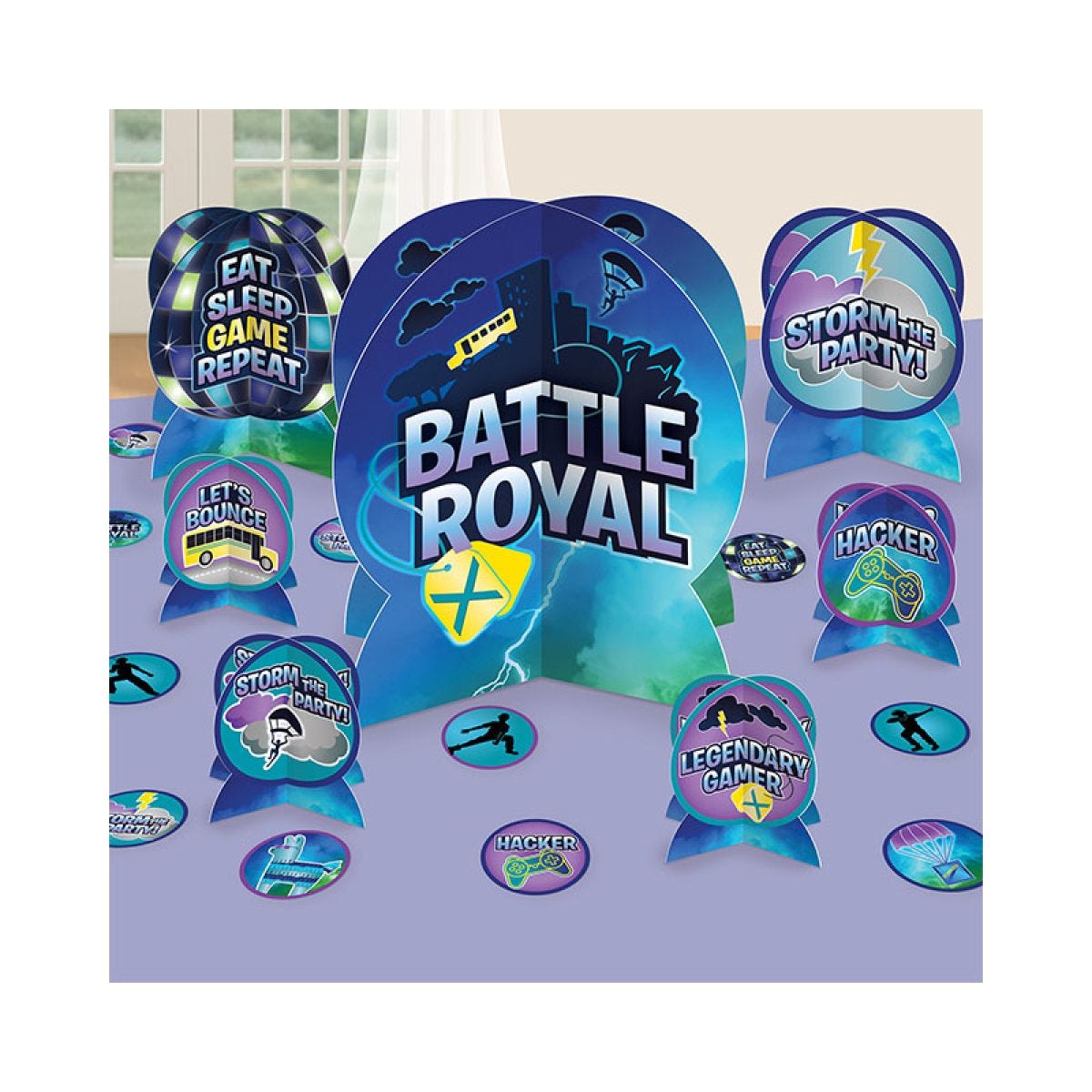 Battle Royal Table Centrepieces (27pk)
