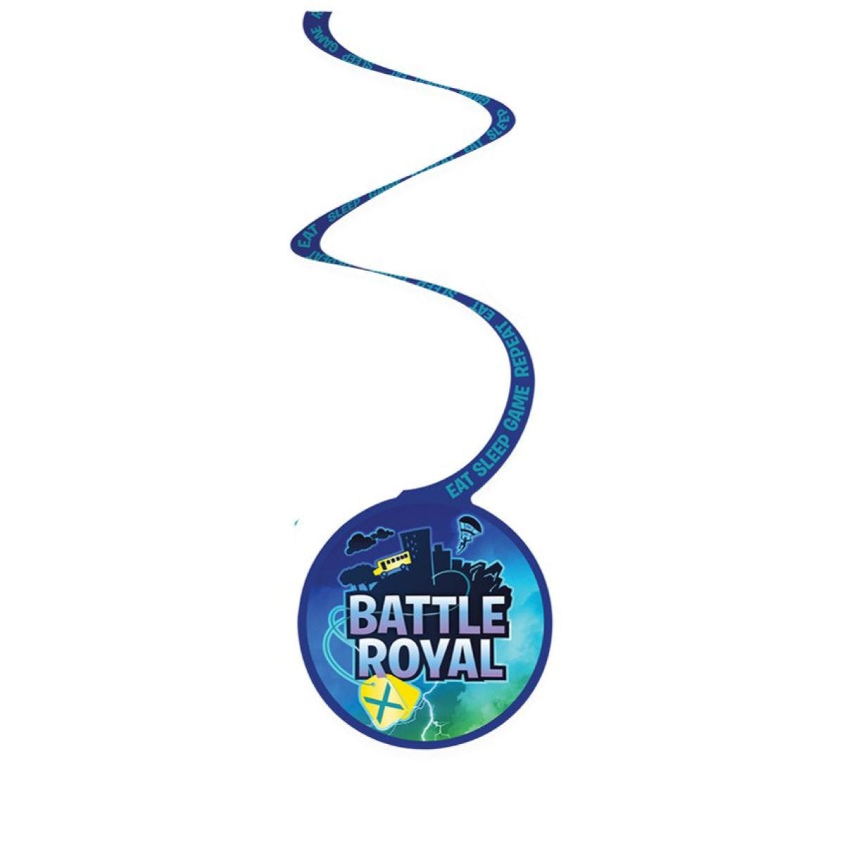 Battle Royal Hanging Swirl Decorations (12pk)