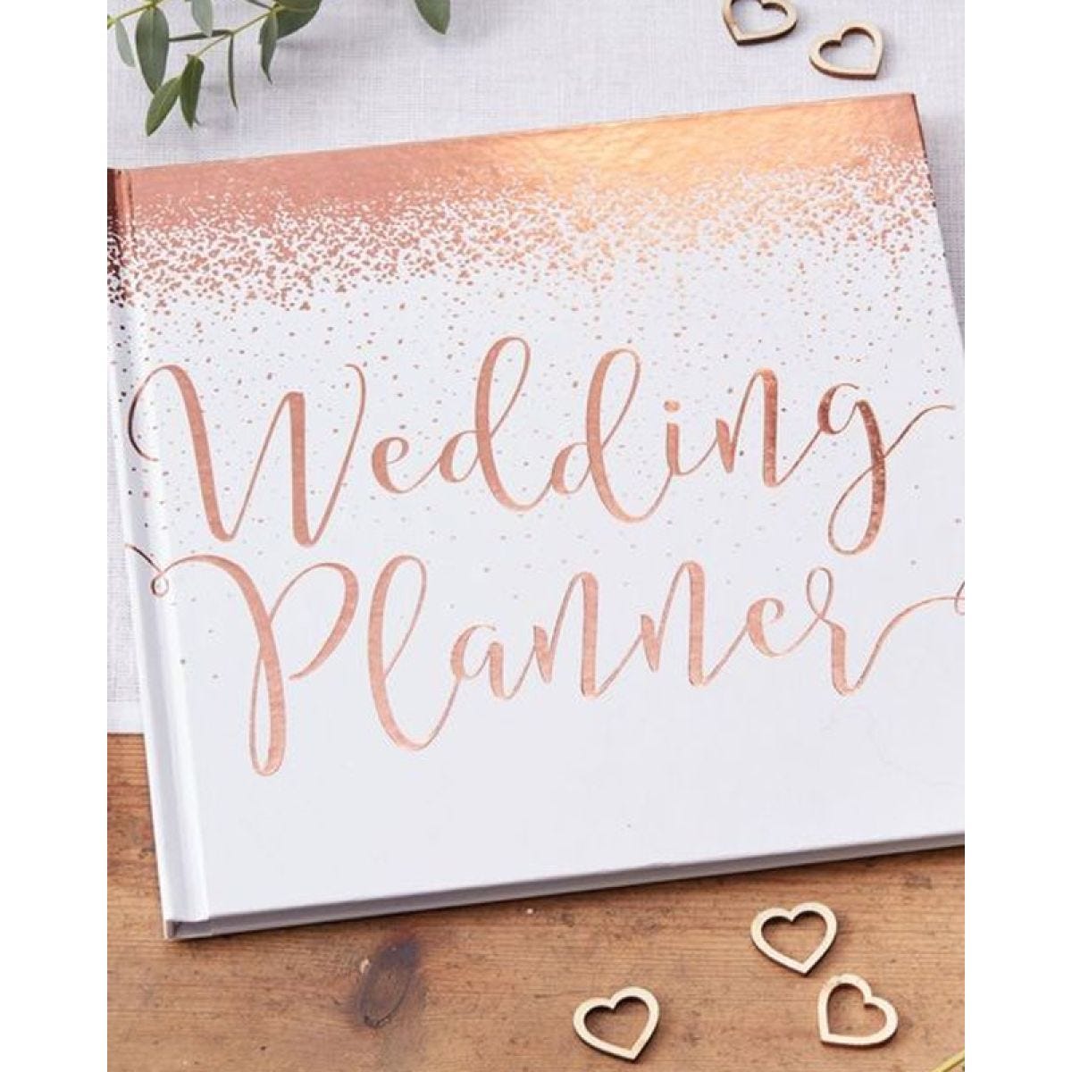 Beautiful Botanics Rose Gold Foiled Wedding Planner - 21cm