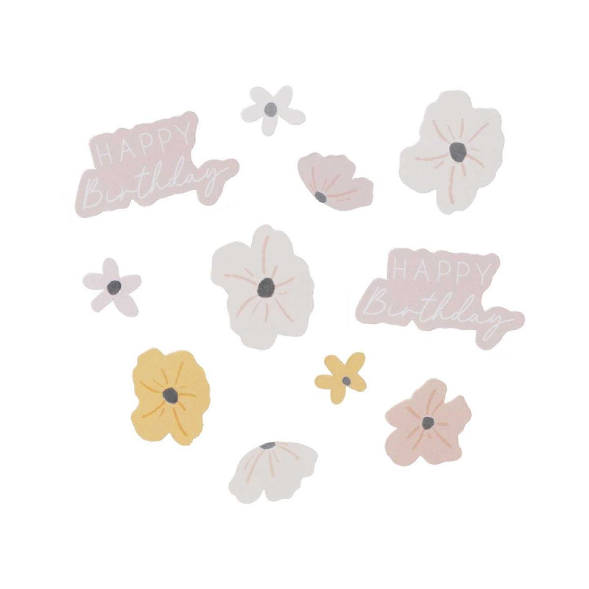 Birthday Bloom Flowers Confetti (14g)