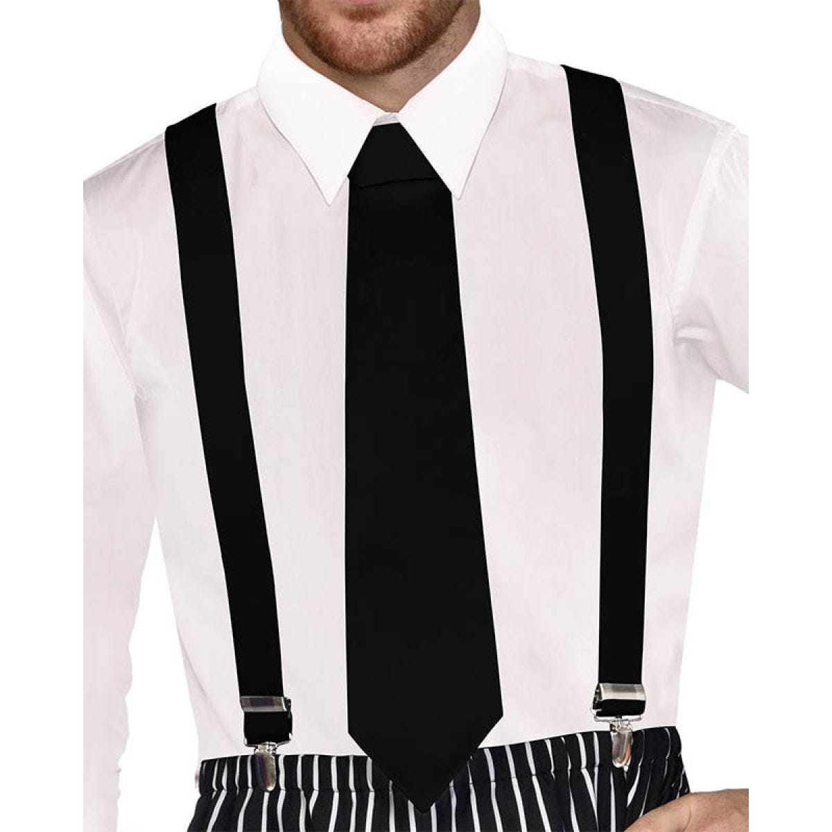 Black Retro Braces