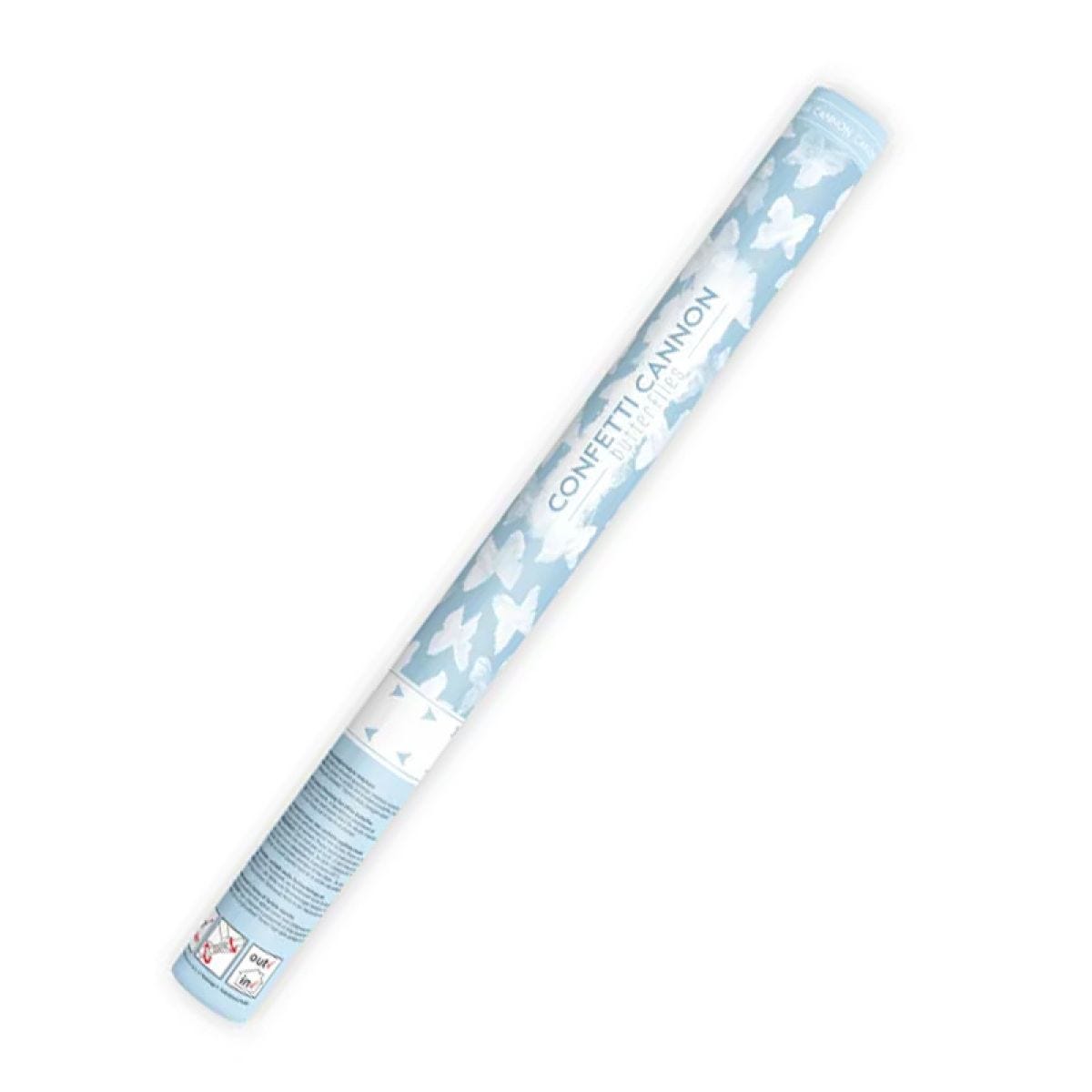 White Butterflies Confetti Cannon - 60cm