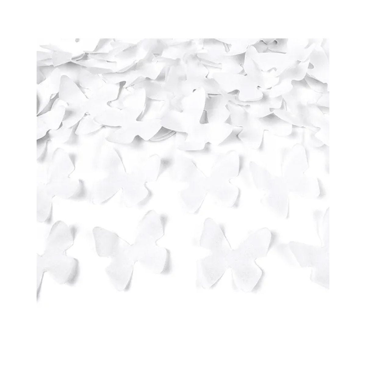 White Butterflies Confetti Cannon - 60cm