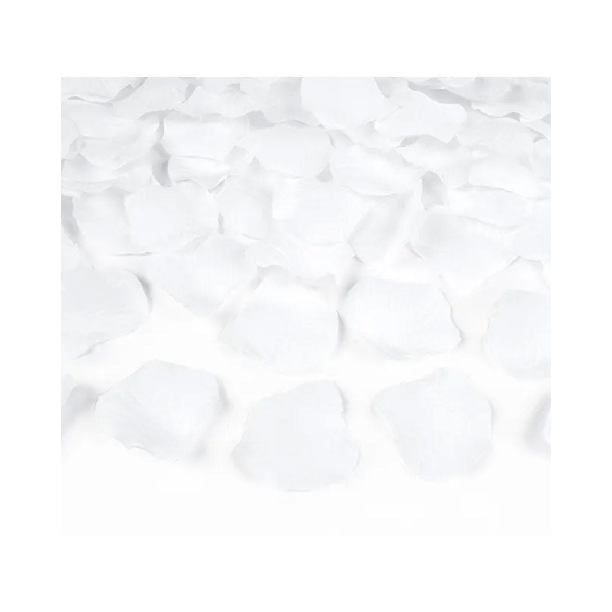 White Paper Rose Petal Confetti Cannon - 40cm