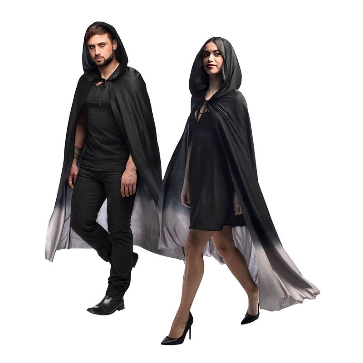Black & Grey Cape - 170cm